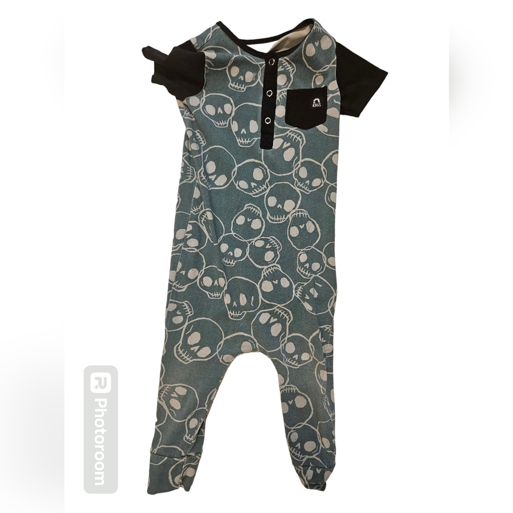 COPY - Skull Rags Short sleeve romper
